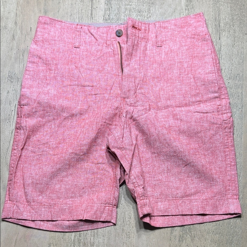 J. Crew Men's Pink Flat Front Shorts